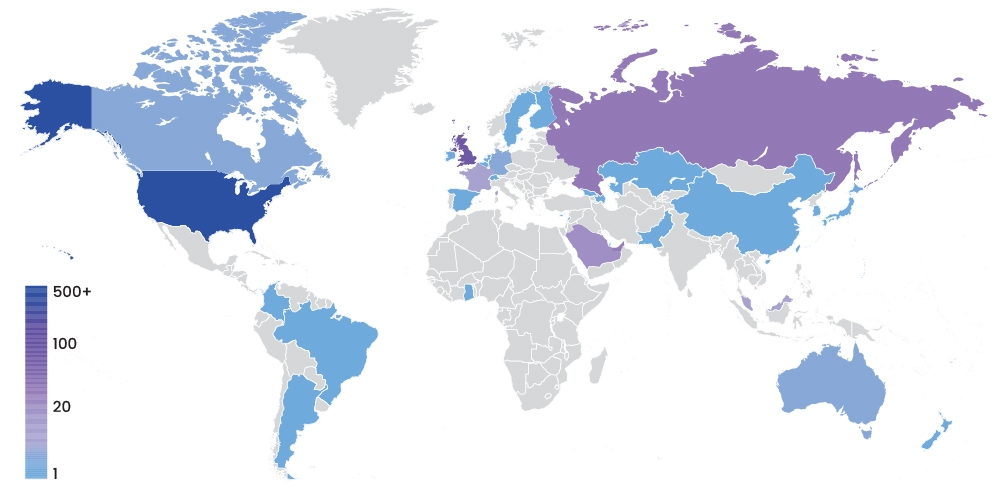 Baker Botts Alumni Global Map