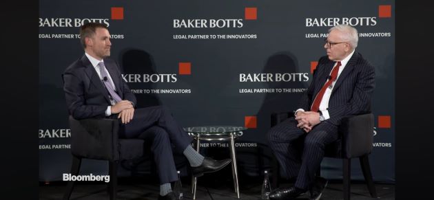 Baker Botts Hosts Interview of John Arnold on Bloomberg Wealth with David Rubenstein