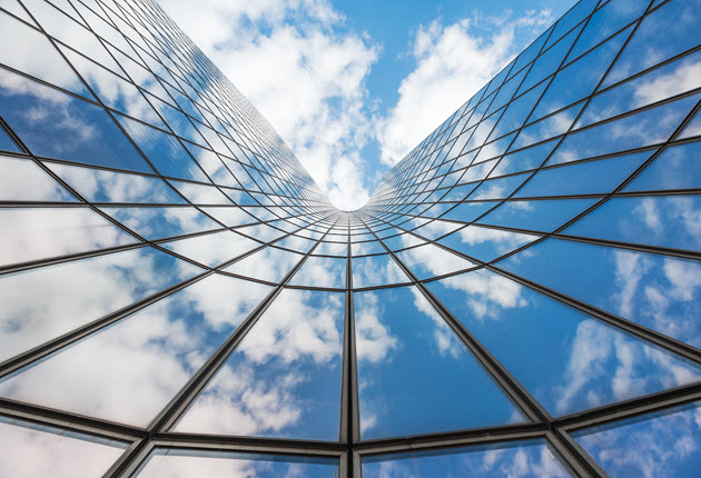Building and Clouds
