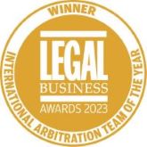 Legal Business Awards - International Arbitration Team of the Year